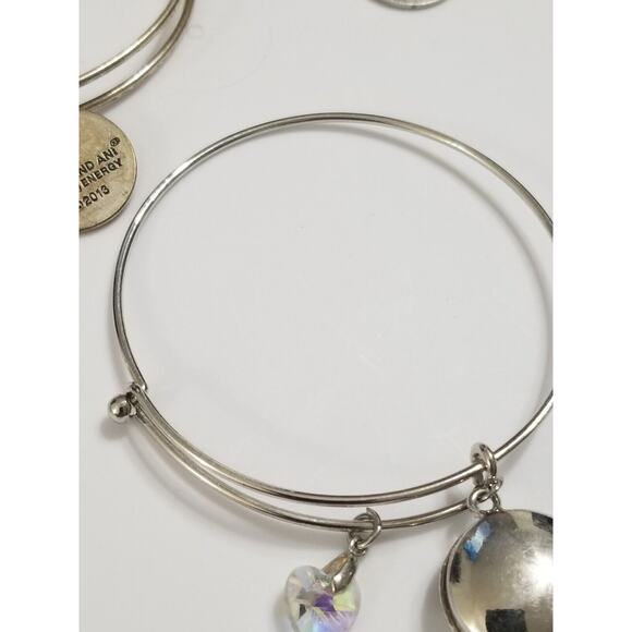 FOUR bracelets 2 1/2 " 1-Alex & Ani with J/ 1-grad bracelet/1- daughter/1-soccer - Picture 16 of 16